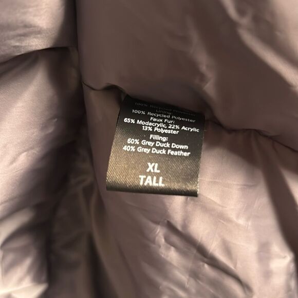 NWT New Moosejaw Brown FullZip Duck Down Filled Parka Adjustable Hood Size XLT - Picture 13 of 15